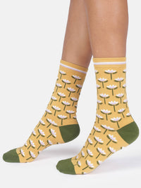 THOUGHT 4 PACK FLORAL BOX OF ORGANIC COTTON SOCKS