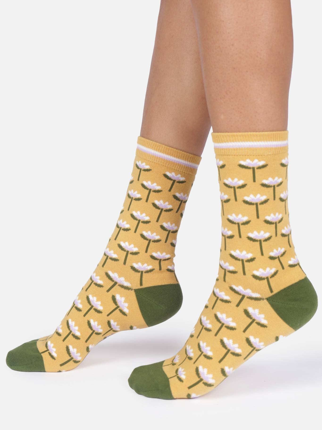 THOUGHT 4 PACK FLORAL BOX OF ORGANIC COTTON SOCKS