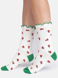 THOUGHT 3 PACK SPRINGS BLOOMING ORGANIC COTTON SOCKS