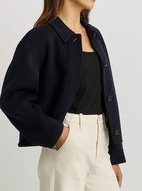 TOORALLIE BUTTON FRONT WOOL JACKET