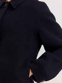 TOORALLIE BUTTON FRONT WOOL JACKET