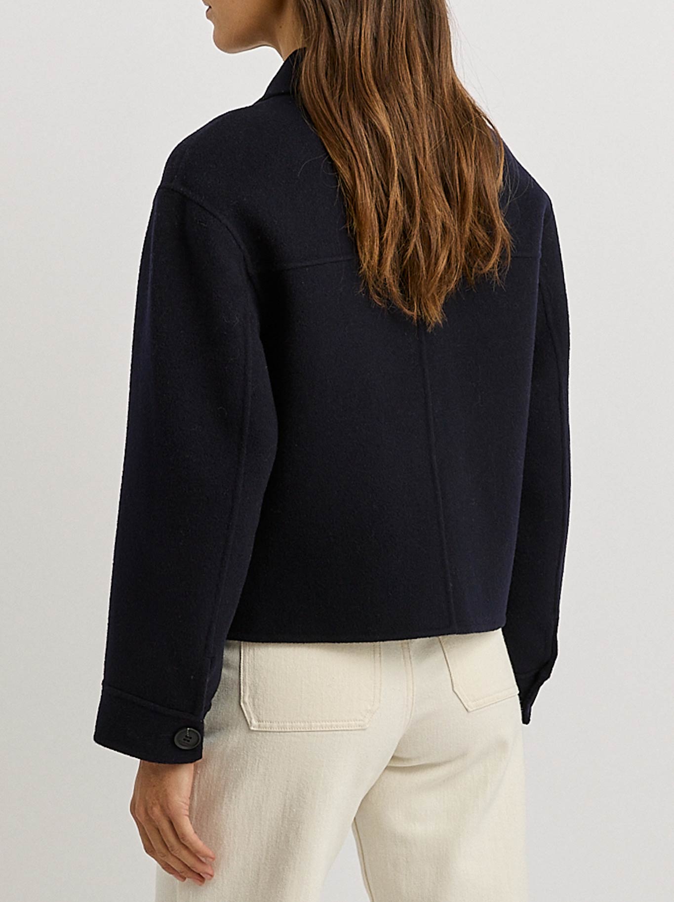 TOORALLIE BUTTON FRONT WOOL JACKET