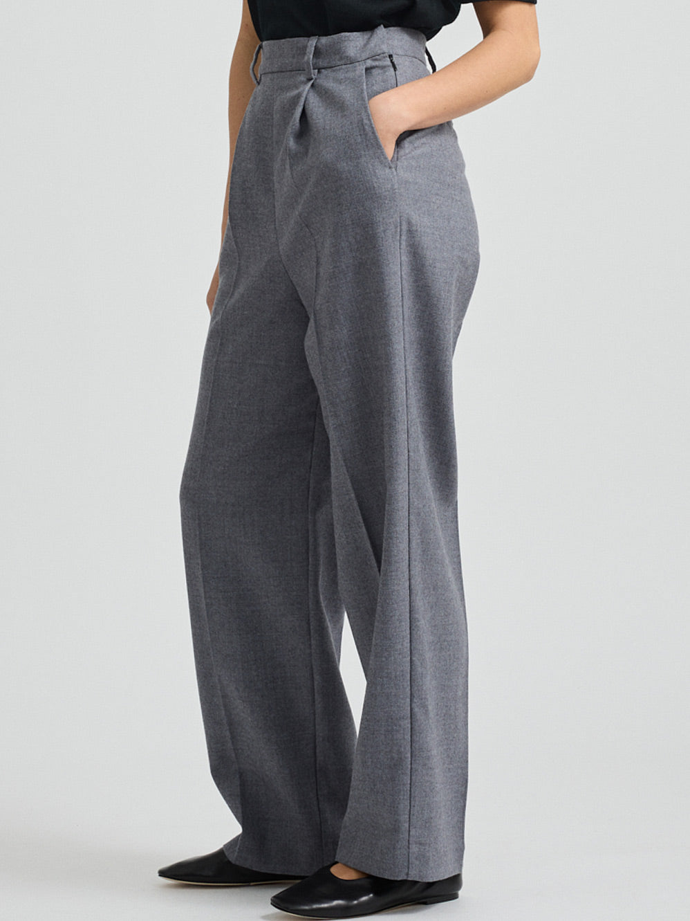 TOORALLIE WOVEN WOOL PANT ENNI
