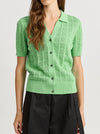 TOORALLIE OPEN STITCH BUTTON POLO