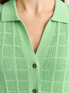 TOORALLIE OPEN STITCH BUTTON POLO