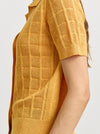 TOORALLIE OPEN STITCH BUTTON POLO