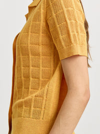 TOORALLIE OPEN STITCH BUTTON POLO