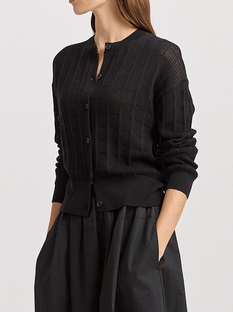 TOORALLIE OPEN STITCH CARDIGAN