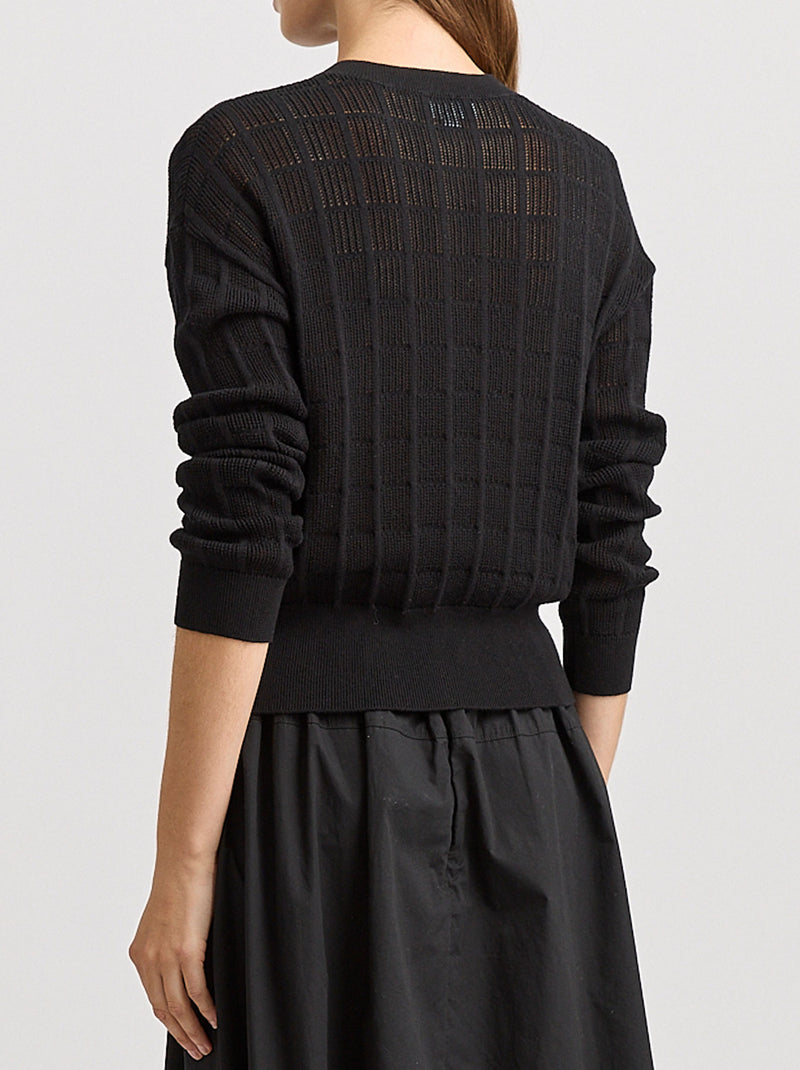 TOORALLIE OPEN STITCH CARDIGAN