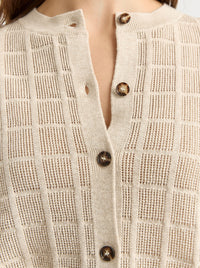 TOORALLIE OPEN STITCH CARDIGAN