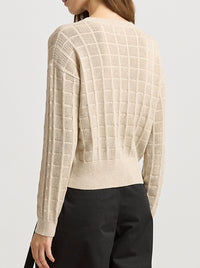 TOORALLIE OPEN STITCH CARDIGAN