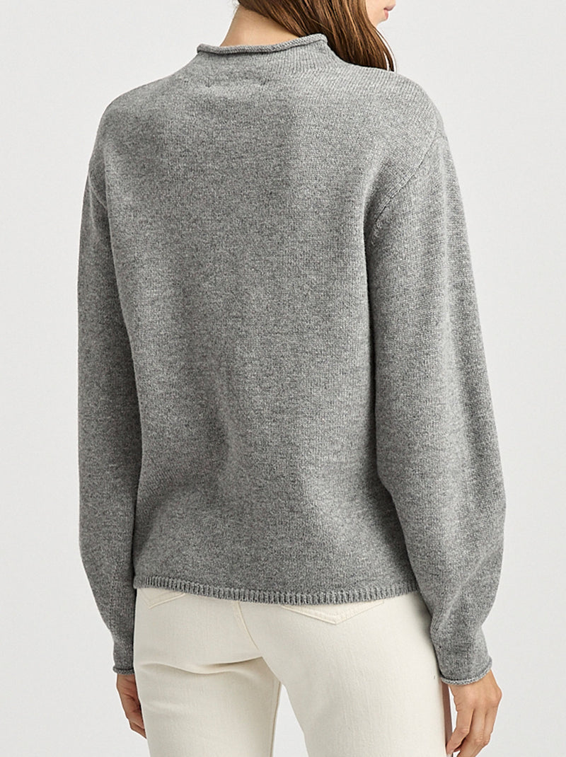 TOORALLIE RELAXED MOCK NECK