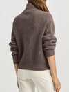 TOORALLIE ZIP THROUGH RIB KNIT