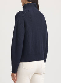 TOORALLIE ZIP THROUGH RIB KNIT