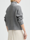 TOORALLIE ZIP THROUGH RIB KNIT