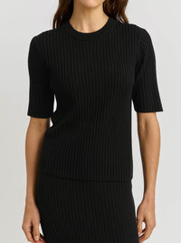 TOORALLIE RIB KNIT TOP
