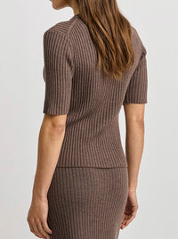 TOORALLIE RIB KNIT TOP