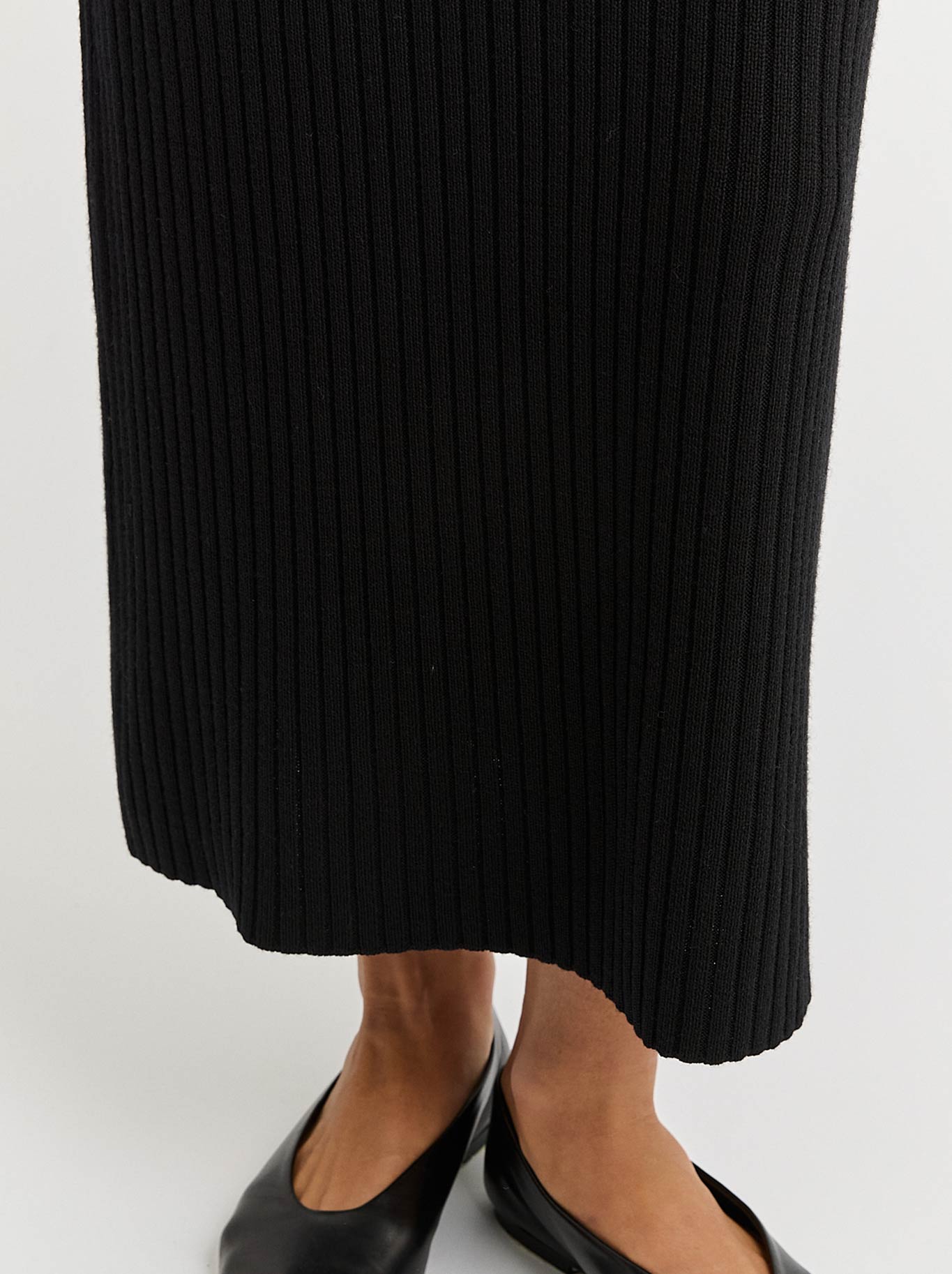 TOORALLIE RIB KNIT SKIRT
