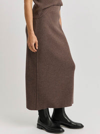 TOORALLIE RIB KNIT SKIRT