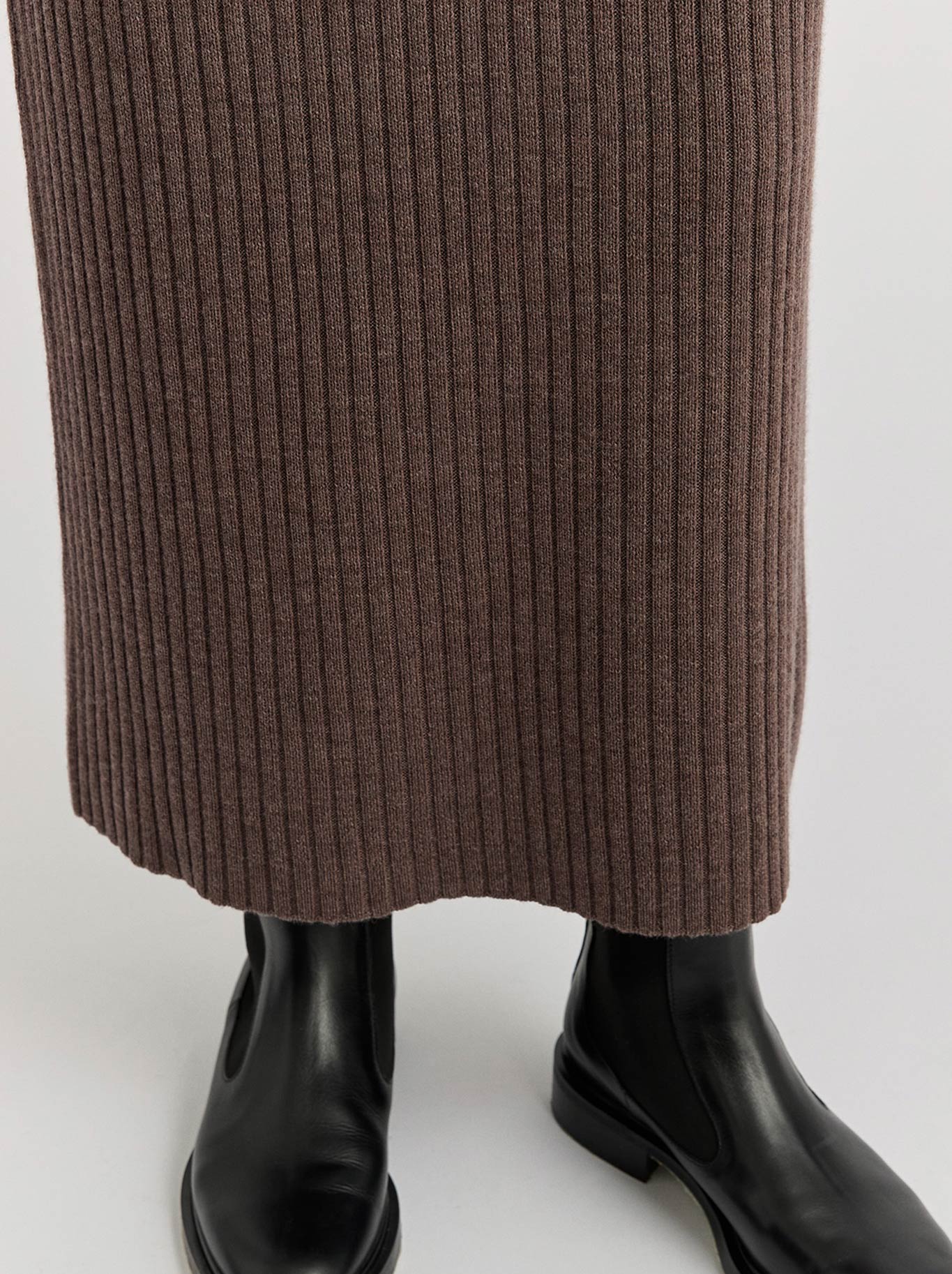TOORALLIE RIB KNIT SKIRT