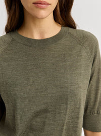 TOORALLIE EXTRA FINE RAGLAN SLEEVE TOP