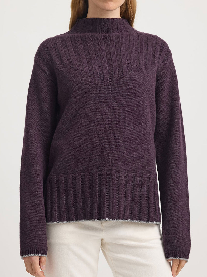 TOORALLIE WIDE RIB MOCK NECK