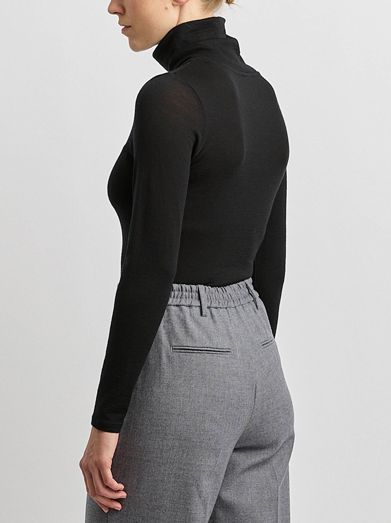 TOORALLIE MERINO TURTLE NECK TEE