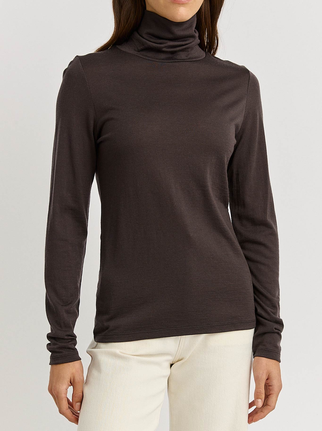 TOORALLIE MERINO TURTLE NECK TEE