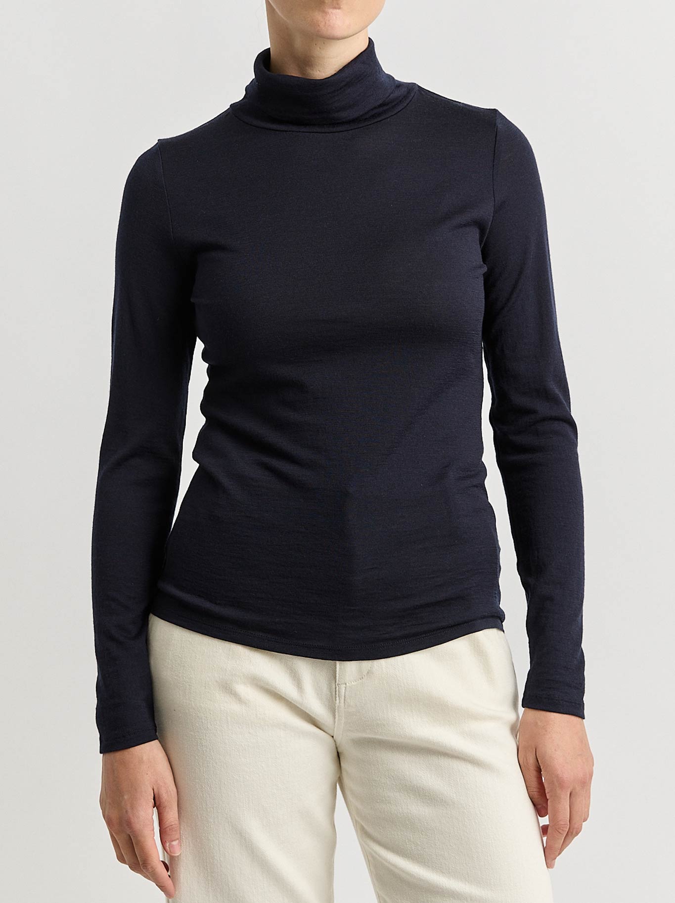 TOORALLIE MERINO TURTLE NECK TEE