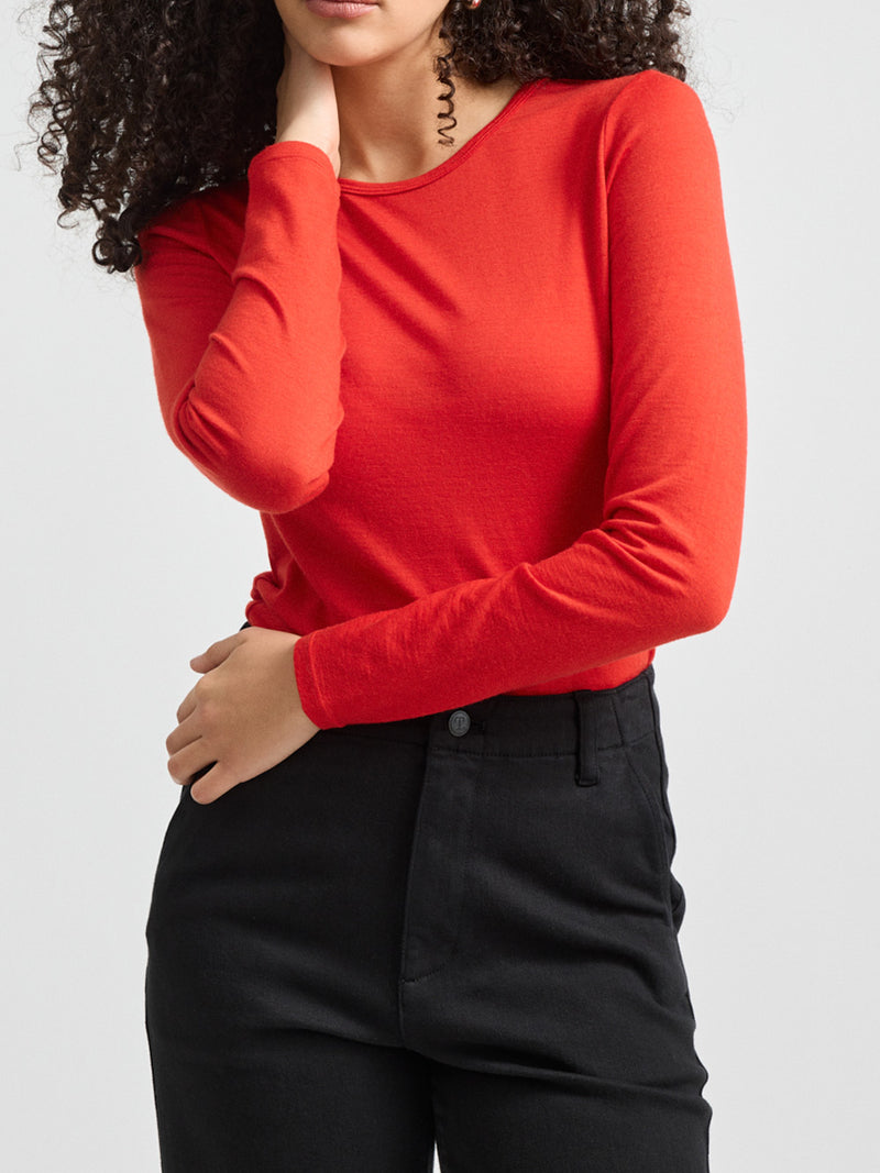 TOORALLIE MERINO CREW TEE