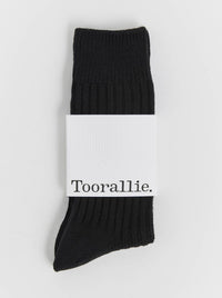 TOORALLIE RIBBED MERINO SOCKS