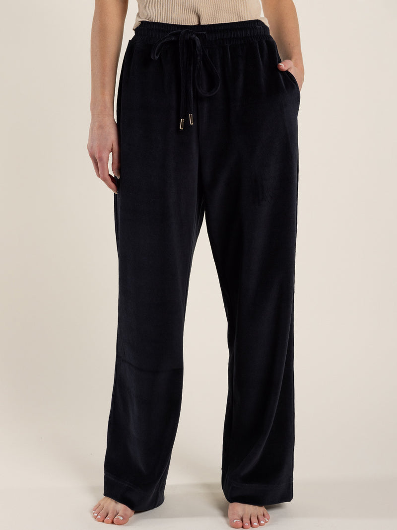 TWO-T'S VELOUR TRACK PANT