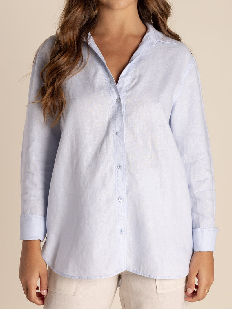 TWO-T'S LINEN SHIRT