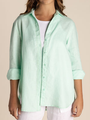 TWO-T'S LINEN SHIRT