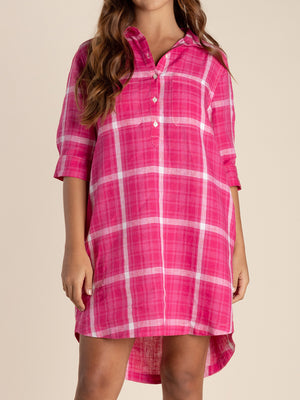 TWO-T'S CHECK DRESS