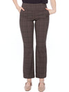 UP! VINLEE PLAID TECHNO BOOTCUT PANT