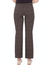 UP! VINLEE PLAID TECHNO BOOTCUT PANT