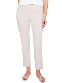 UP! LINEN EFFECT TECHNO ANKLE PANT
