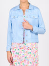 VASSALLI FRAYED LINEN JACKET