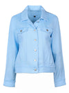 VASSALLI FRAYED LINEN JACKET