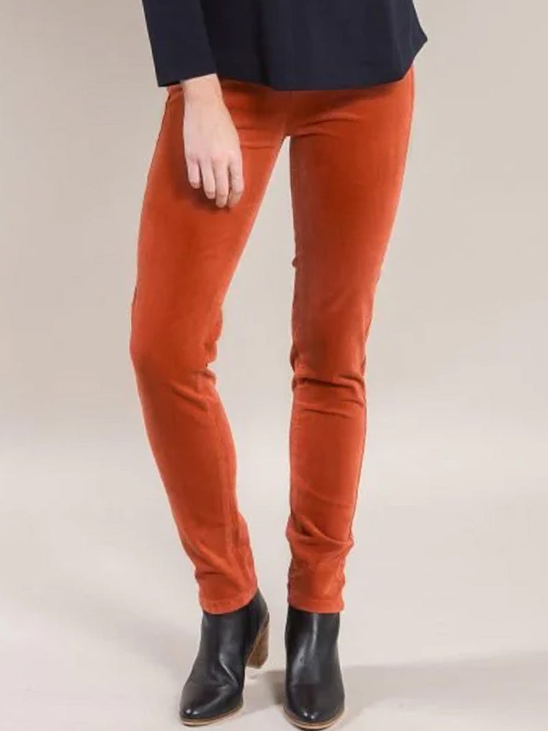 VASSALLI SKINNY PULL ON CORD PANT