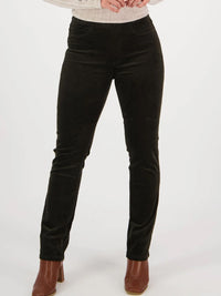 VASSALLI SLIM LEG WIDEWALE CORD PANT