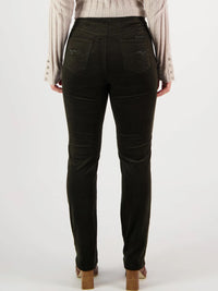 VASSALLI SLIM LEG WIDEWALE CORD PANT
