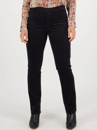 VASSALLI SLIM LEG WIDEWALE CORD PANT