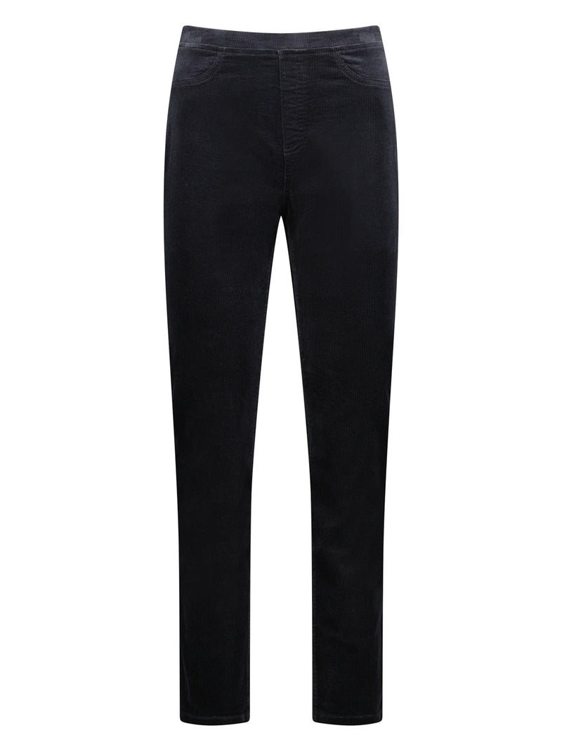 VASSALLI SLIM LEG WIDEWALE CORD PANT