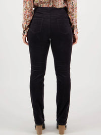 VASSALLI SLIM LEG WIDEWALE CORD PANT