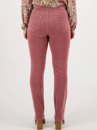 VASSALLI SLIM LEG WIDEWALE CORD PANT