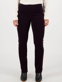 VASSALLI SLIM LEG CORD PULL ON PANT