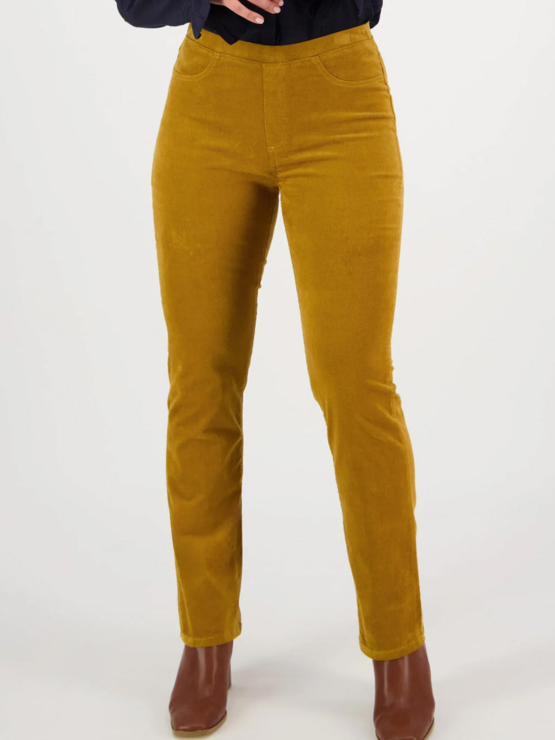 VASSALLI SLIM LEG CORD PULL ON PANT