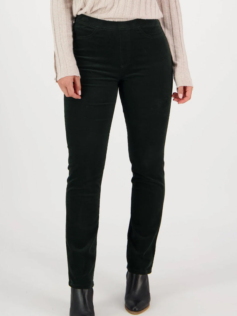 VASSALLI SLIM LEG CORD PULL ON PANT